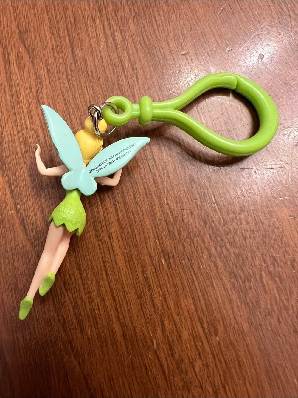 Tinkerbell Green Fairy Keychain Toy Disney Kids Toys